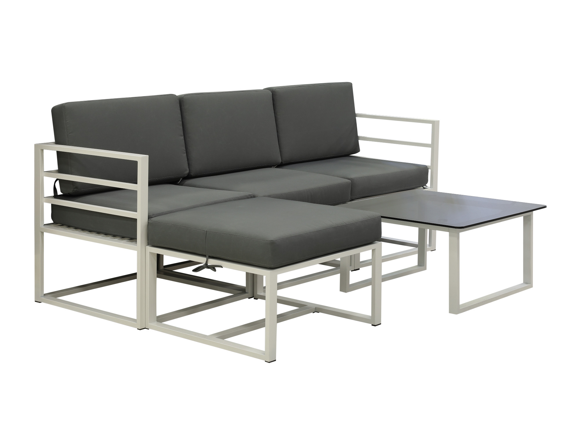 садовый гарнитур HOBEL CORNER DECK METAL 7016 (3)